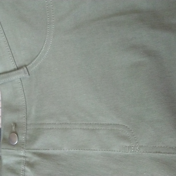 Time and true Green scratch denim pants skinny leg. no boundaries blouse - Picture 11 of 12